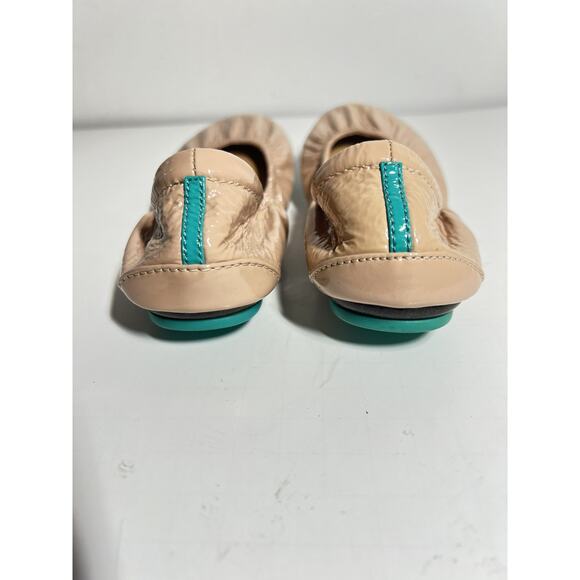 Tieks EUC Blush Pink Nude Patent Leather Foldable Ballet Flats Shoes Size 6 - Picture 4 of 7
